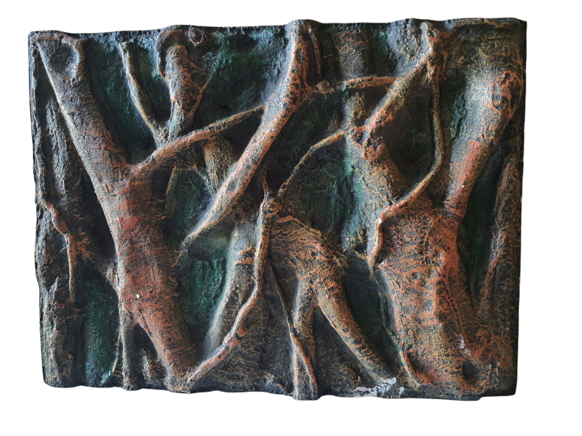 Fond de terrarium effet nature/branche 60 x 45 cm