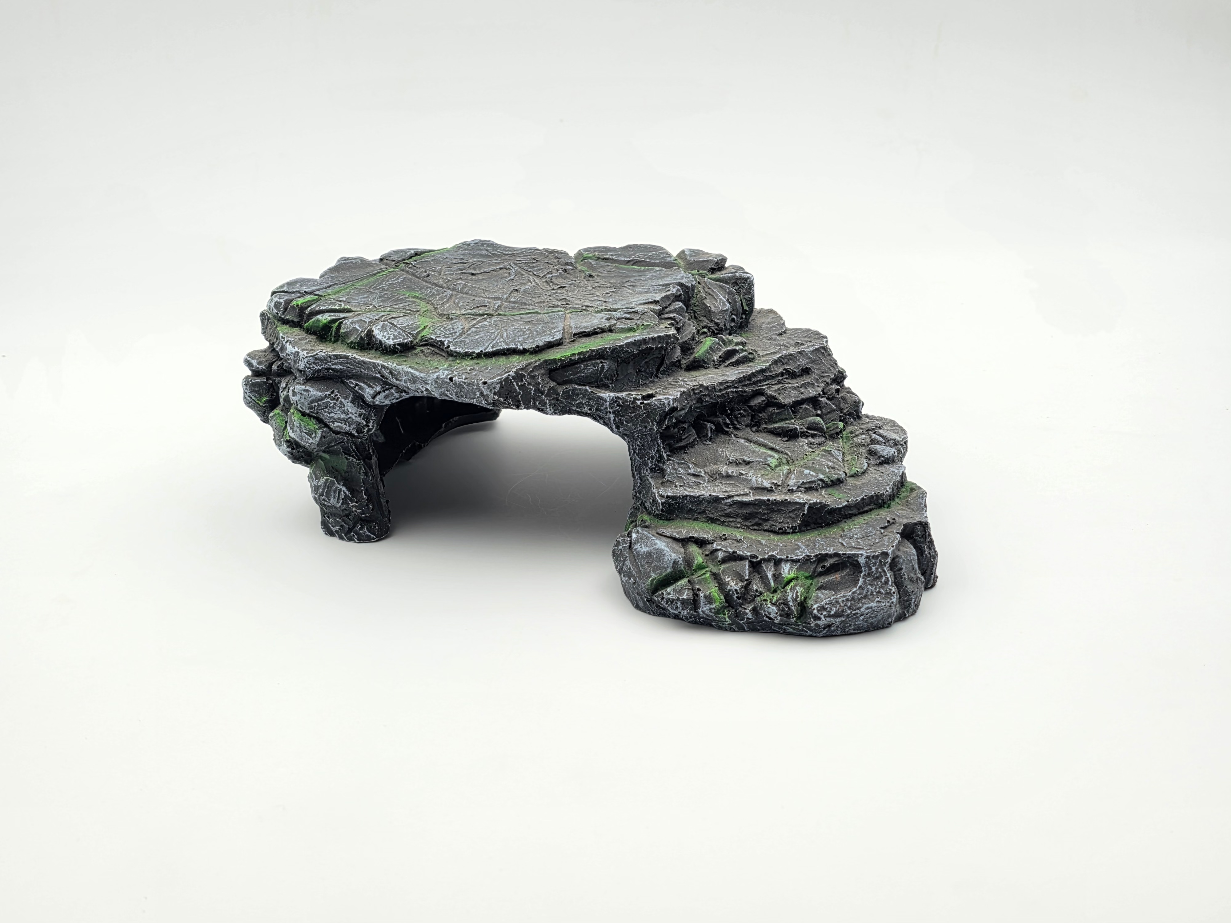 Cachette en forme de roche Ã  plateau, double entrÃ©es Taille XL (23 x 18 x 9 cm)